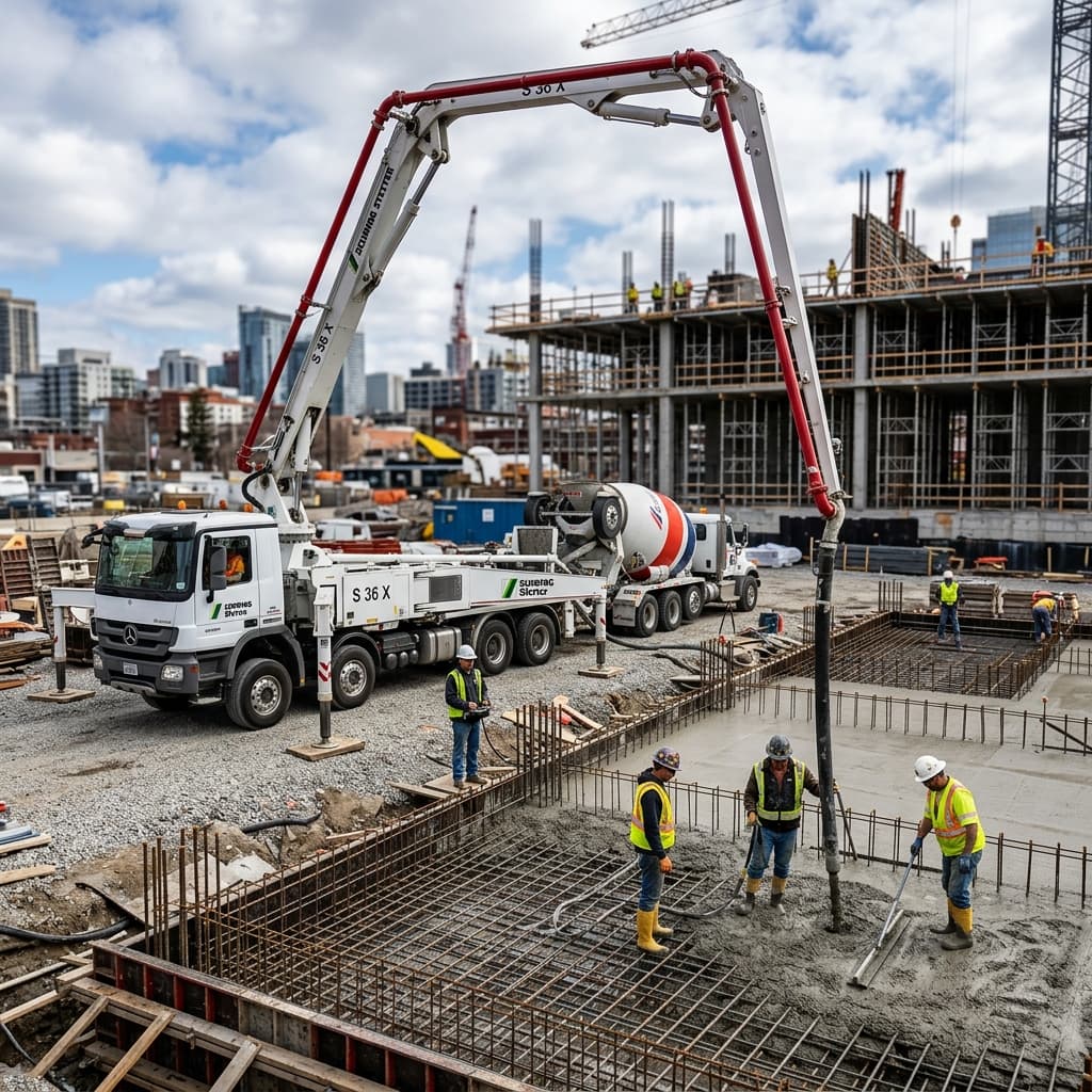 Schwing Stetter Concrete Pump